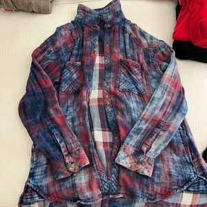 Free people oversized flannel